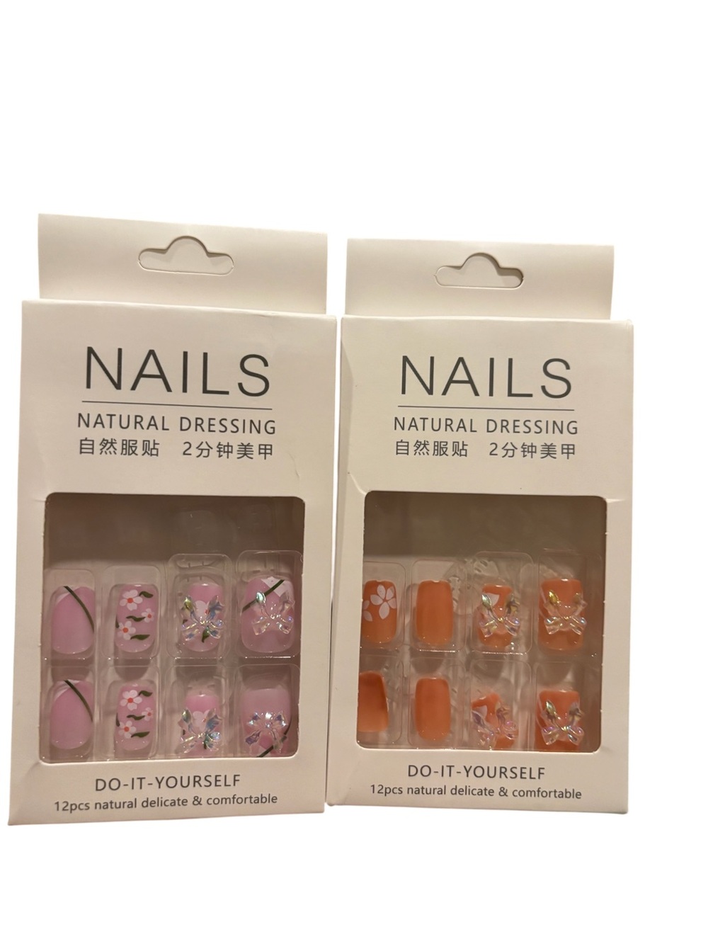 2 sets of nails